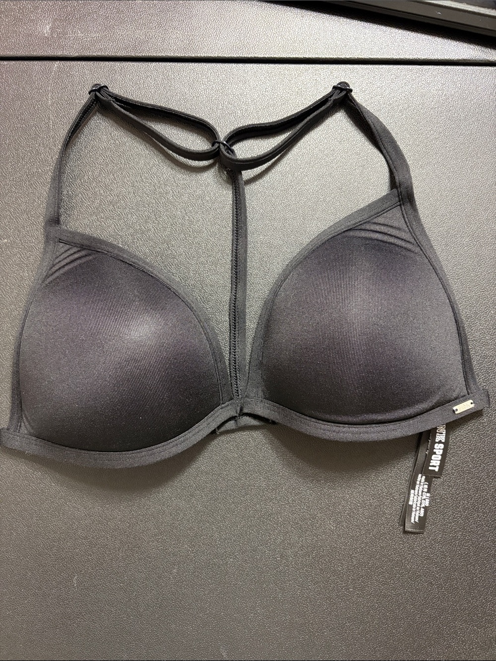 Victoria’s Secret Pink Sport- Women's Black Bathing Suit Top- Ultimate Push Up M
